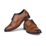 feetfirst Tan Formal Shoes for men