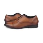 feetfirst Tan Formal Shoes for men