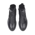 FeetFirst High Ankle Zipper  Black Boot