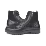 FeetFirst High Ankle Zipper  Black Boot