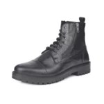 FeetFirst High Ankle Zipper  Black Boot