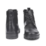 FeetFirst High Ankle Zipper  Black Boot