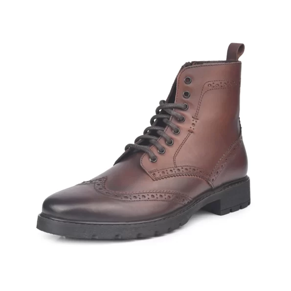 FeetFirst brown High Ankle Boots for men