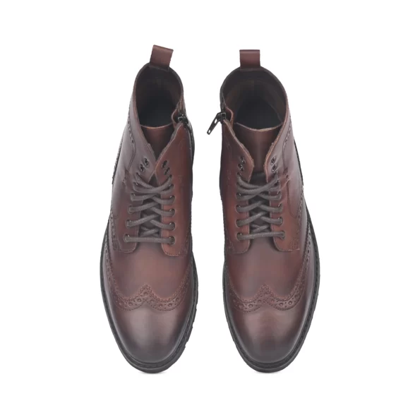 FeetFirst brown High Ankle Boots for men