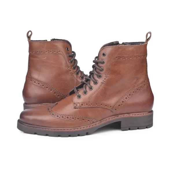 FeetFirst Tan High Ankle Boots for men