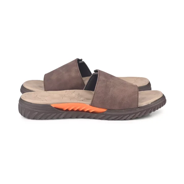 FeetFirst Mens Flip Flop Brown