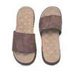 FeetFirst Mens Flip Flop Brown