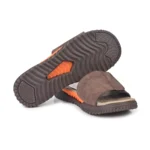 FeetFirst Mens Flip Flop Brown