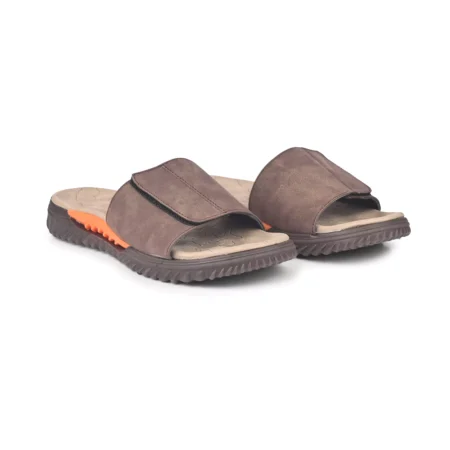 FeetFirst Mens Flip Flop Brown