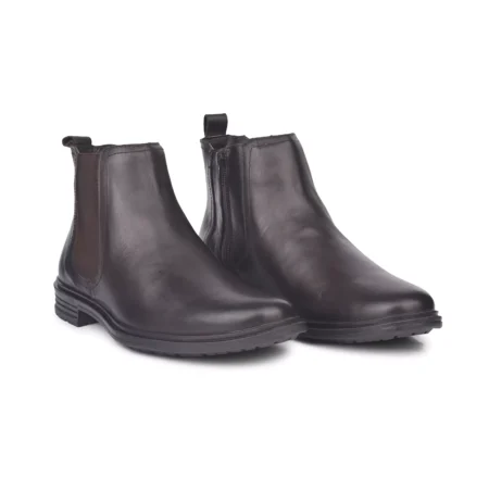 FeetFirst Chelsea Brown Zipper Boot