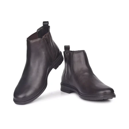 FeetFirst Chelsea Brown Zipper Boot